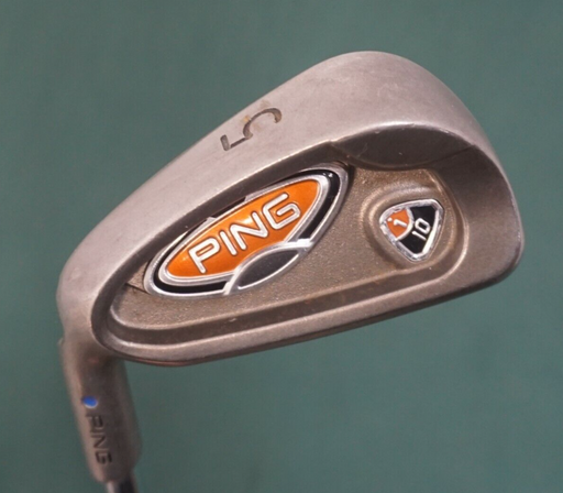 Left-Handed Ping i10 Blue Dot 5 Iron Regular Steel Shaft Ping Grip