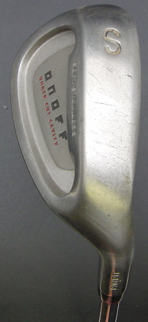 Onoff Under Cut Gravity Sand Wedge Stiff Steel Shaft Onoff Grip