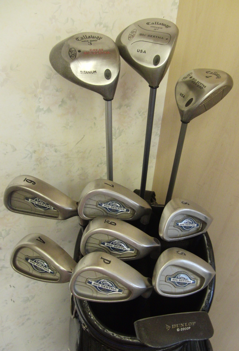 Set of Callaway X-12 6-SW+AW + Callaway Driver + Callaway 3 + 4 Wood + Putter