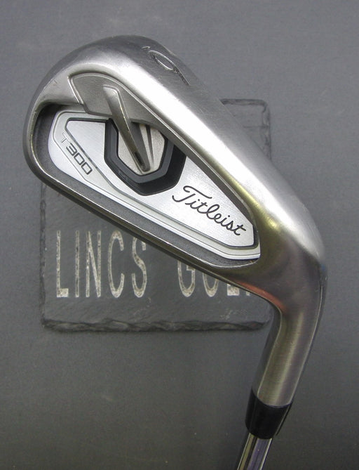 Titleist T300 6 Iron Stiff Steel Shaft Black Grip