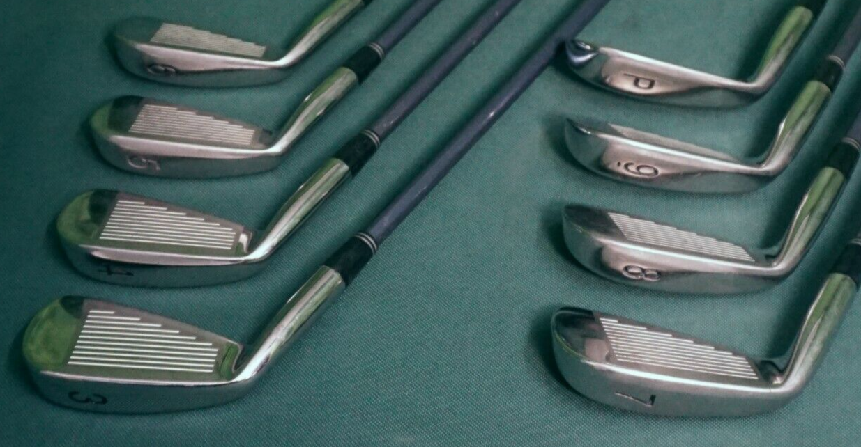 Set Of 8 x Bridgestone BTM Irons 3-PW Regular Graphite Shafts Bridgestone Grips
