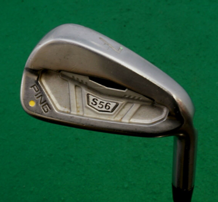 Ping S56 Yellow Dot 7 Iron Still Steel Shaft Inno Grip