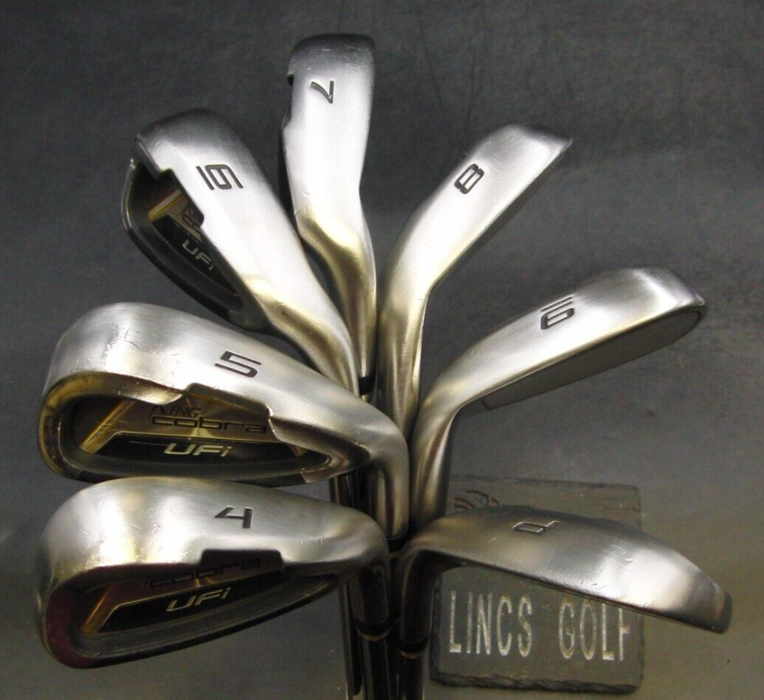 Set of 7 x Cobra King UFI Irons 4PW Stiff Steel Shafts Cobra Grips*