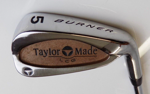 Polished Taylormade Burner LCG 5 Iron Precision S Flex Steel Rifle Shaft