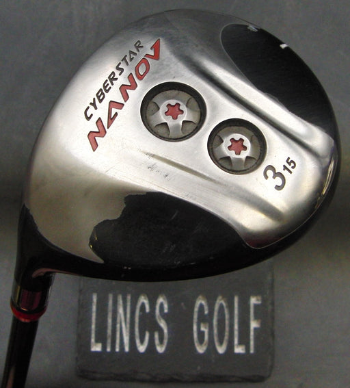 Left Handed Yonex Nanov Cyber Star 15° 3 Wood Stiff Graphite Shaft Yonex Grip