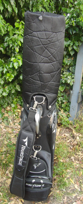 7 Division Bridgestone TourStage Golf Stand Cart Carry Trolley Golf Clubs Bag**