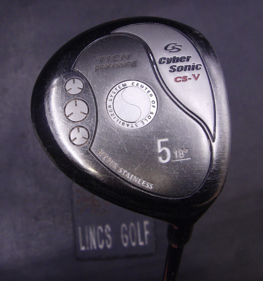 Cyber Sonic CS-V 18° 5 Wood Stiff Graphite Shaft Cyber Sonic Grip