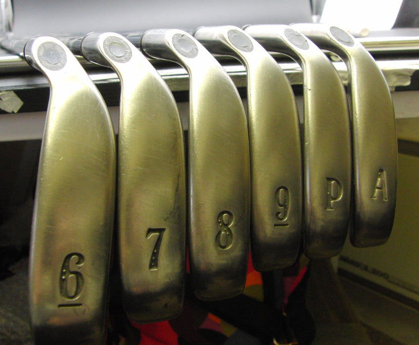 Set of 6x Callaway HawkEye Irons 6-PW+AW Regular Graphite Shafts BigBertha Grips