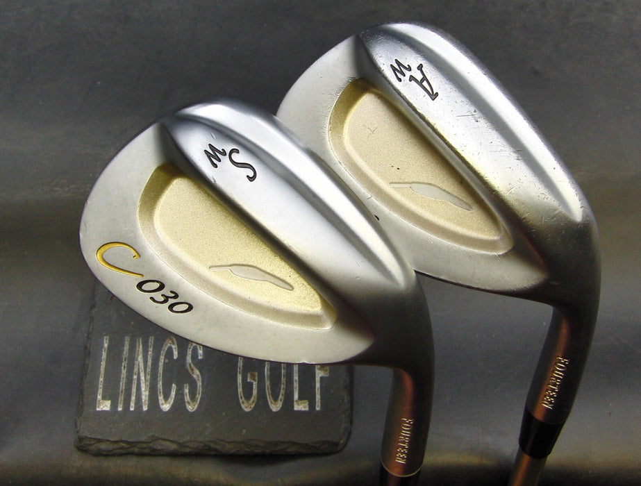 Set of 2 Fourteen C030 Gap+Sand Wedges Stiff Graphite,Wedge Flex Steel Shafts