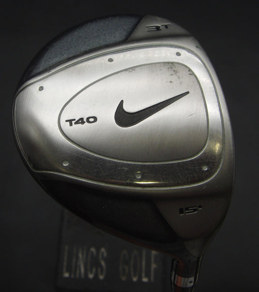 Nike T40 15° 3 Wood Stiff Graphite Shaft Golf Pride Grip
