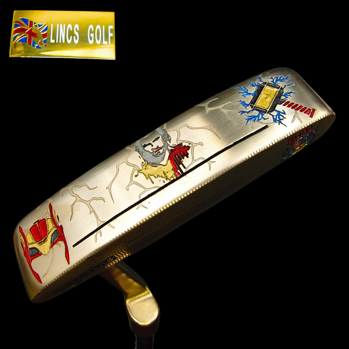 Custom Milled Thor Themed Ping Anser Putter 88.5cm Steel Genuine Leather HC
