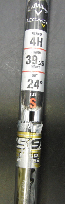 Callaway Legacy 24° 4 Hybrid Stiff Steel Shaft Callaway Grip