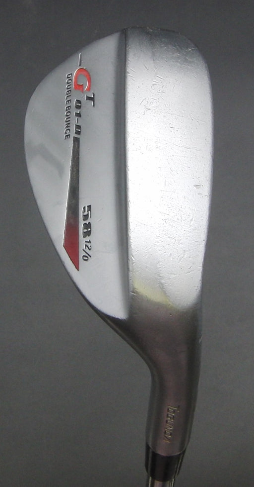 Tobunda GT01-D Double Bounce 58° Lob Wedge Regular Steel Shaft Cleveland Grip