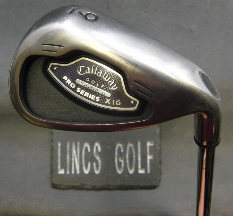 Callaway Steelhead Pro Series X16 9 Iron Stiff Steel Shaft Golf Pride Grip