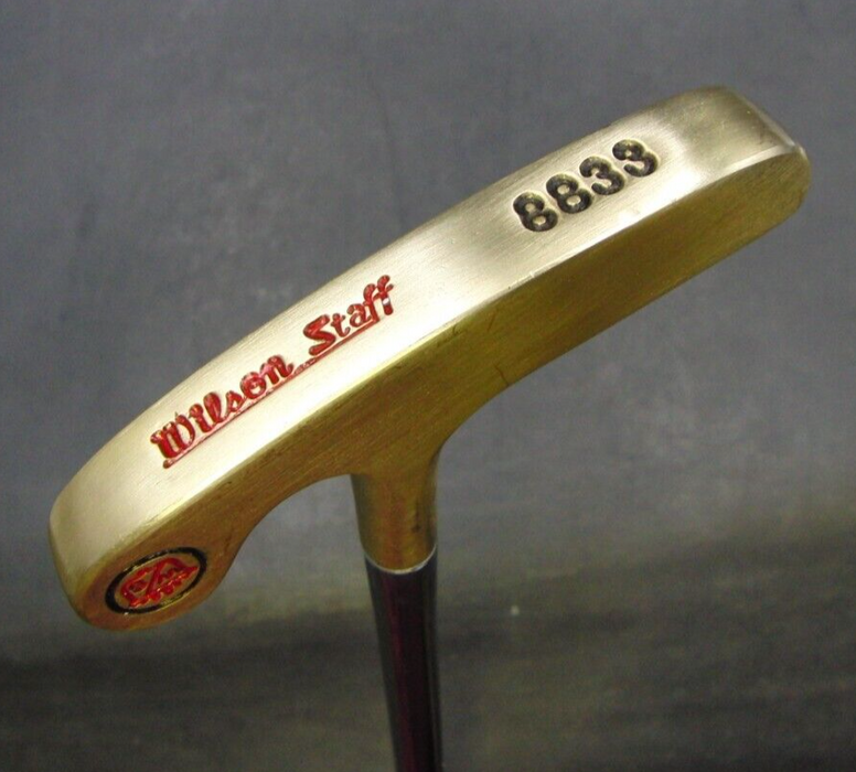 Ambidextrous Wilson Staff 8833 Putter Steel Shaft 91cm Length Wilson Staff Grip