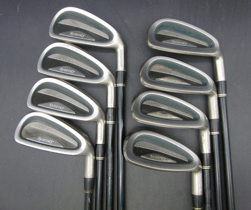 Set of 8x Bridgestone Synergy 5-SW Irons Regular Graphite Shafts Black Grips*