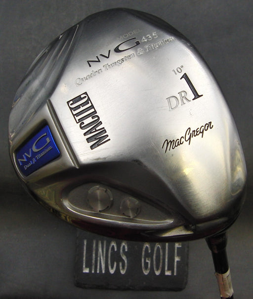 MacGregor Mactec NVG 435 10° 1 Driver/Wood Stiff Graphite Shaft Mactec Grip