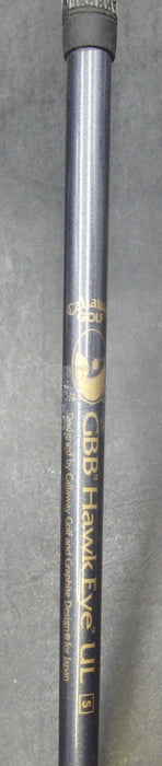 Callaway Hawkeye 9 Iron Stiff Graphite Shaft Golf Pride Grip