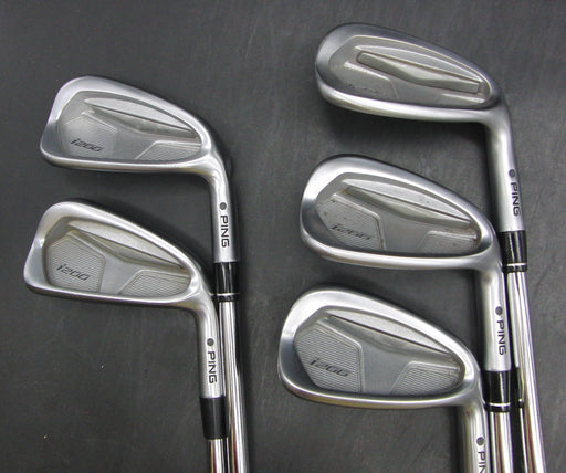 Set of 5x Ping i200 Black Dot Irons 6-PW Stiff Steel Shafts Golf Pride Grips