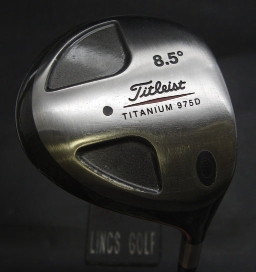 Titleist Titanium 975D 8.5° Driver Stiff Graphite Shaft Perfect Pro Grip