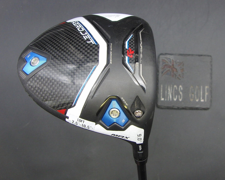 Cobra Aerojet PWR Bridge Max 9° Driver Stiff Graphite Shaft Prosimmon Grip