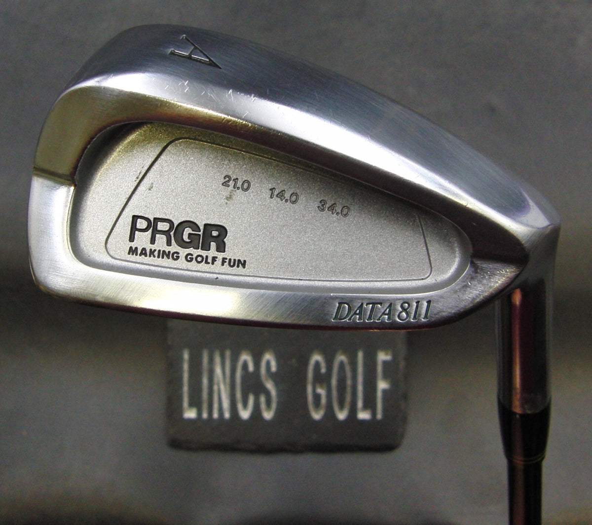 PRGR Data 811 Gap Wedge Regular Graphite Shaft PRGR Grip — UKusedgolfclubs