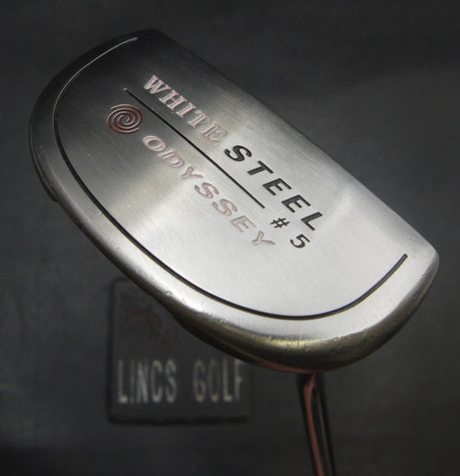 Odyssey White Steel #5 Putter 88cm Length Steel Shaft Karma Grip