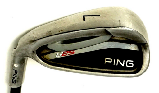 Left Handed Ping G25 White Dot 7 Iron Ping Regular Flex Graphite Shaft