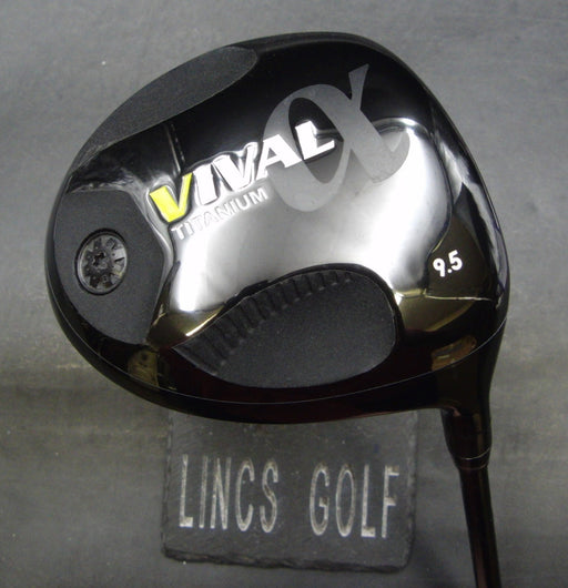 Alpha Vival Titanium 9.5° Driver Stiff Graphite Shaft Susas Grip