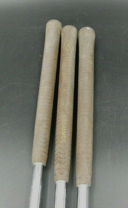 Set of 3 x John Letters New Masters Irons 6-8 Regular Steel Shafts Chamois Grips