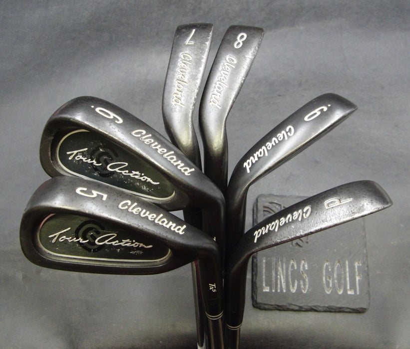 Set of 6 x Cleveland Tour Action TA5 Irons 5-PW Regular Steel Shafts Mixed Grips