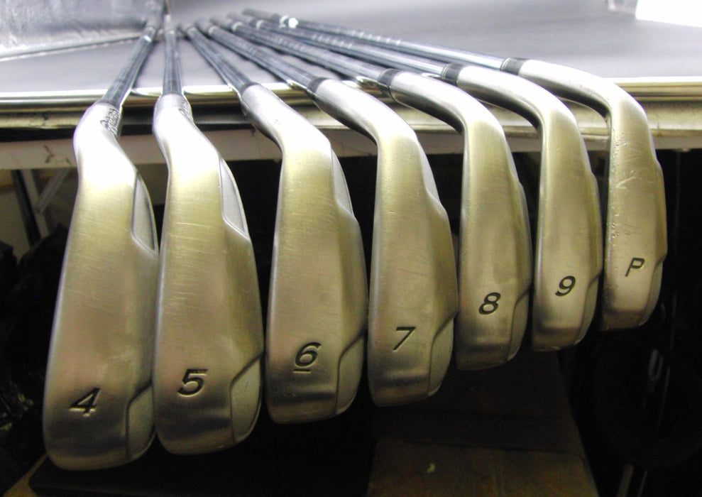 Set of 7x TaylorMade Burner Plus 4-PW Irons Stiff Steel Shafts TaylorMade Grips