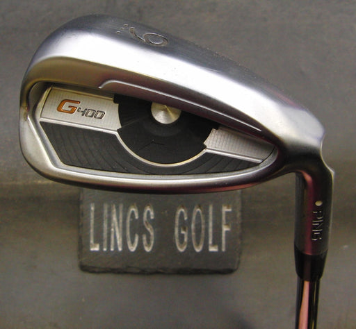 Ping G400 White Dot 9 Iron Stiff Steel Shaft Elite Grip