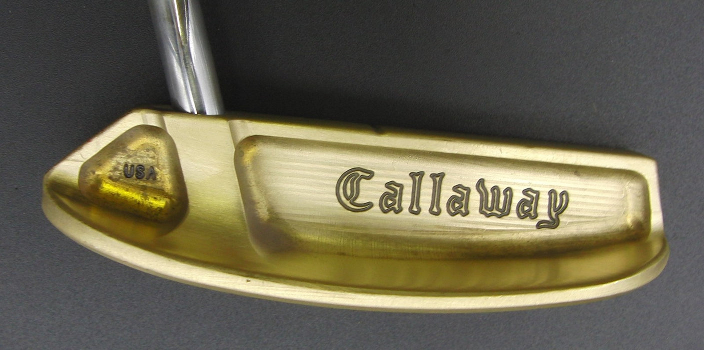 Callaway Brass Billet #1 Putter Steel Shaft 83cm Length Callaway Grip*