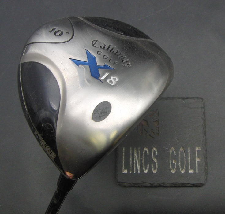 Callaway X18 10° Driver Regular Graphite Shaft Tour Edge Grip