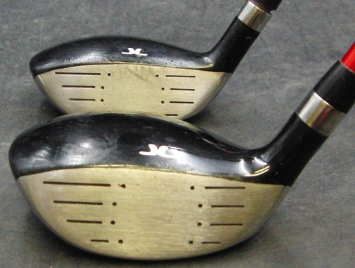 Set of 2 John Letters T8 21° 3 & 24° 4 Hybrids Uniflex Graphite Shafts JL Grips