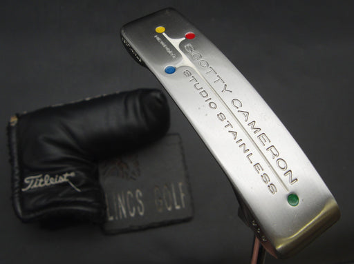 Titleist Scotty Cameron Studio Stainless Newport Putter 88cm Length Steel & HC