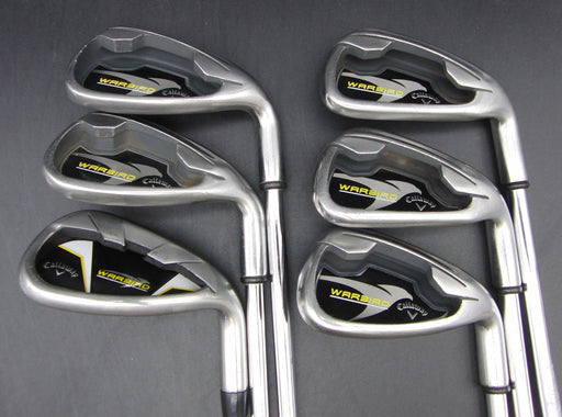 Set of 6x Callaway WarBird 6-SW Irons Uniflex Steel Shafts Callaway Grips