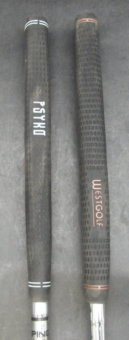 Set of 2x Ping Pal/Pal4 Putters 89cm Length Steel Shafts Mixed Grips*