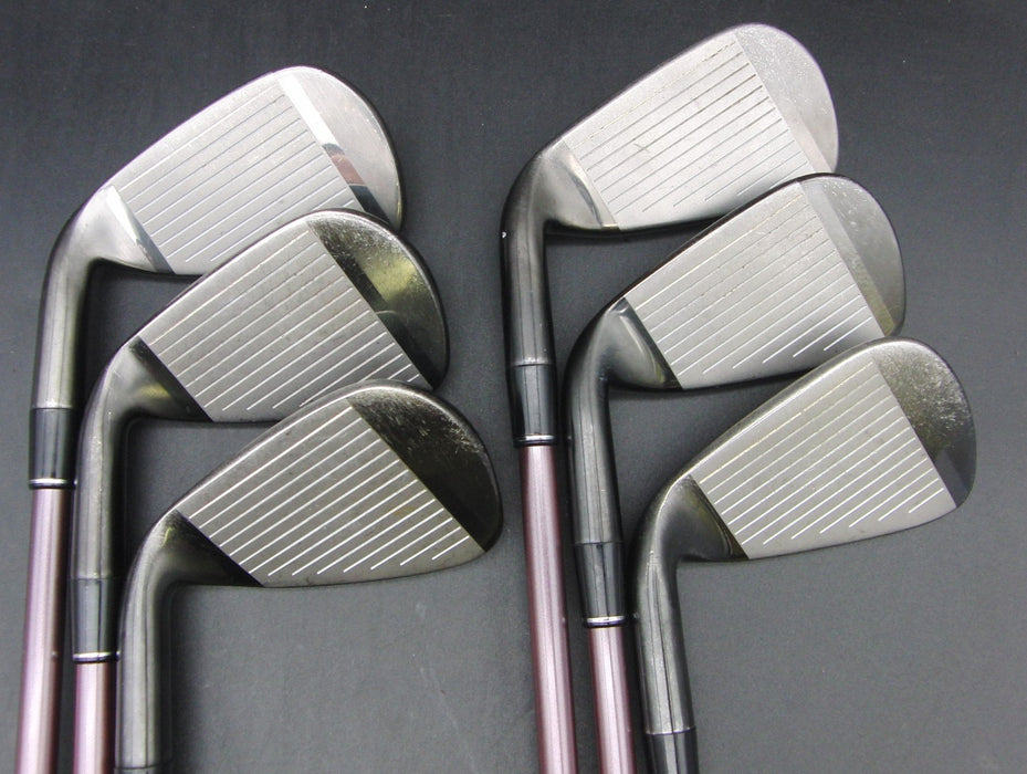 Set of 6x Adams XTD 5-PW Irons Regular Graphite Shafts Lamkin Grips