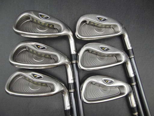Set 6x TaylorMade R7 Ti Irons 5-PW Stiff Graphite Shafts TaylorMade Grips