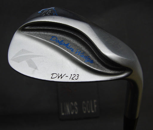Kasco Dolphin Dw-123 Lob Wedge Stiff Steel Shaft Kasco Grip
