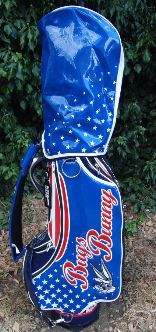 5 Division Bugs Bunny Golf Cart Carry Trolley Golf Clubs Bag**