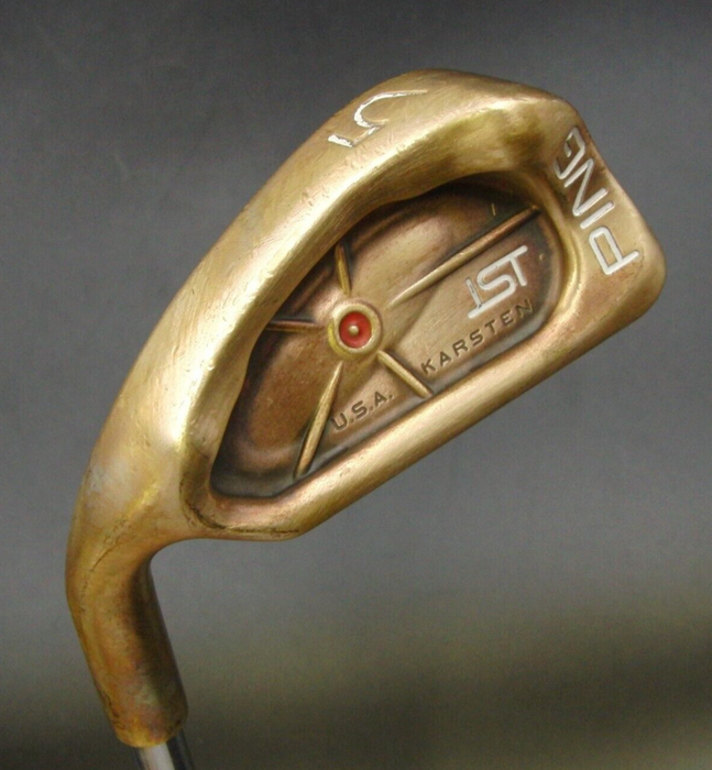 Left Handed BeCu Ping Karsten ISI Red Dot 5 Iron Stiff Steel Shaft Ping Grip