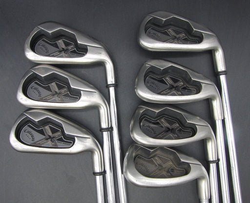 Set of 7x Callaway X-18 Pro Series 4-PW Irons Regular Steel Shafts*
