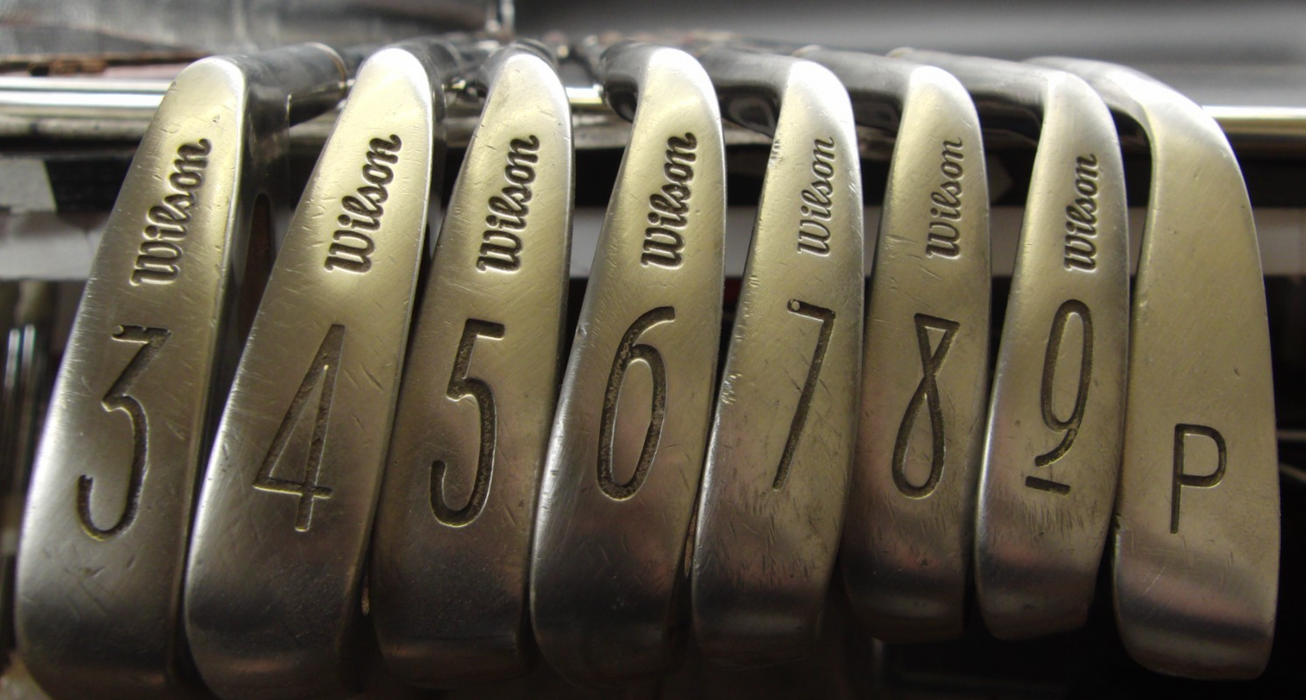 Set of Wilson Envoy 3-PW Irons + Try Fit Driver + 3 + 5 Wood + Tour Model Putter