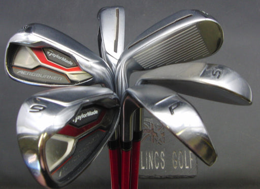Set of 6x TaylorMade Aeroburner 6-SW Irons Regular Graphite Shafts