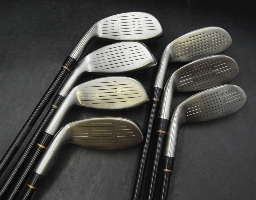 Set of 7 x Spalding High Ball Irons 5-PW+GW Regular Graphite Shafts