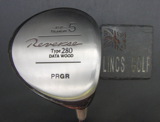 PRGR Reverse Type 280 19° 5 Wood Regular Graphite Shaft PRGR Grip