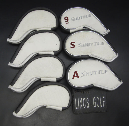 Set of 7x Maruman Shuttle Irons Head Covers Only